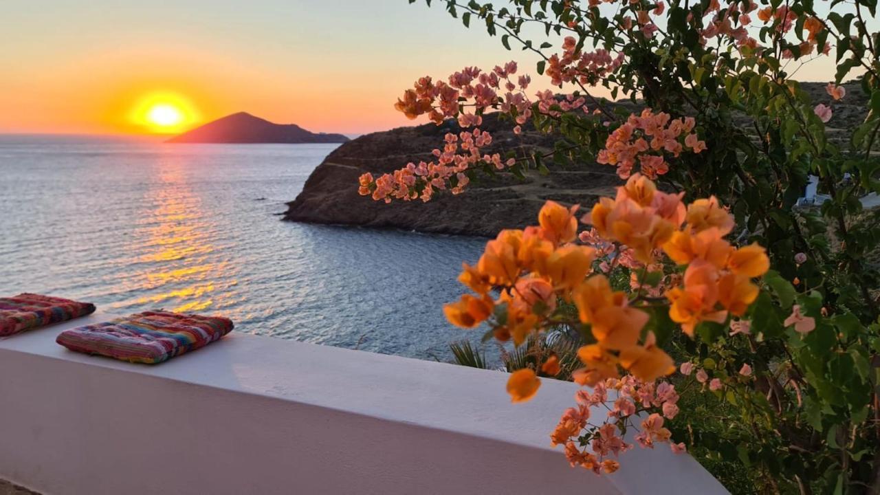 Ivi Beach Front Villa, Leros Vromolithos المظهر الخارجي الصورة