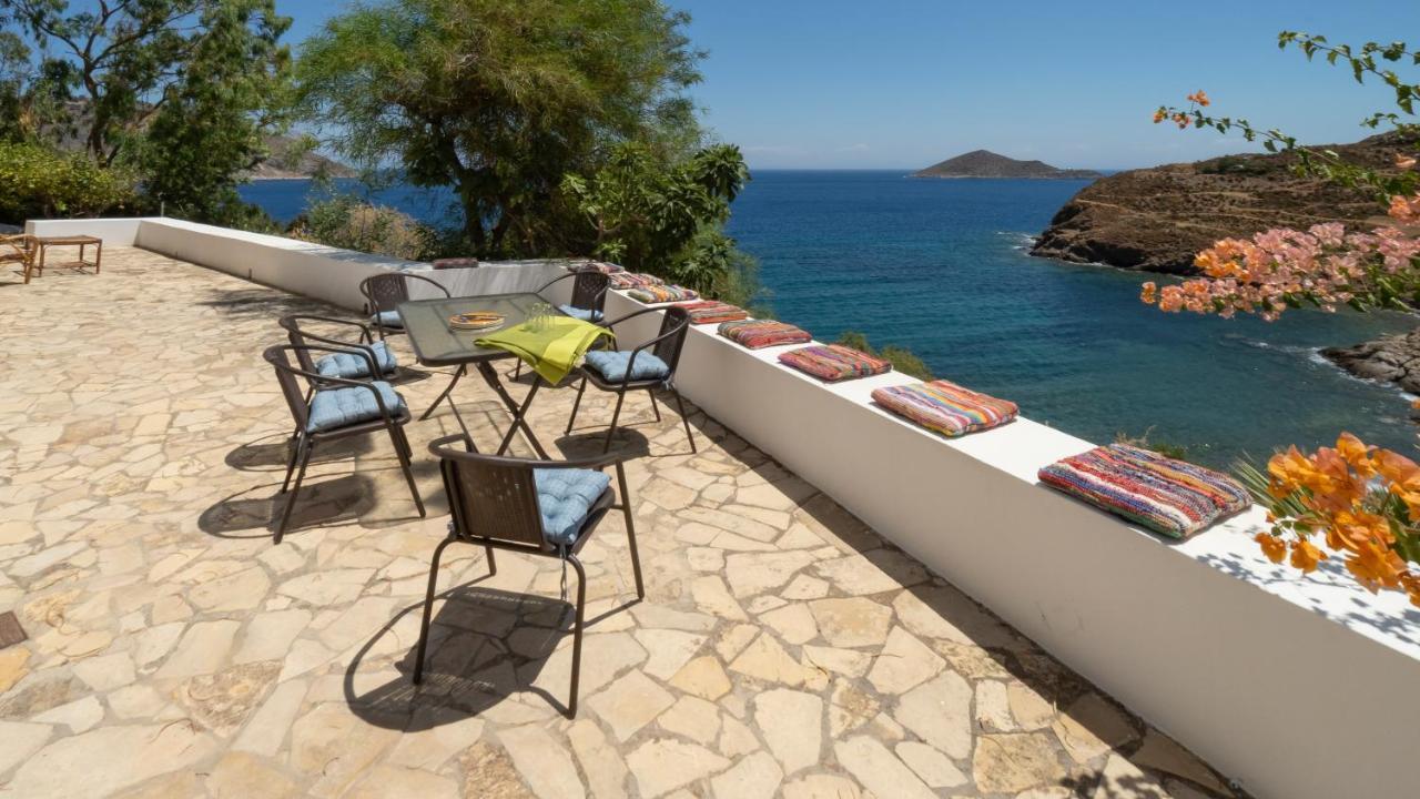Ivi Beach Front Villa, Leros Vromolithos المظهر الخارجي الصورة