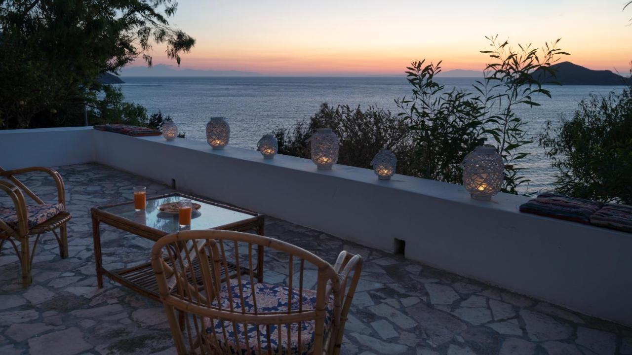 Ivi Beach Front Villa, Leros Vromolithos المظهر الخارجي الصورة